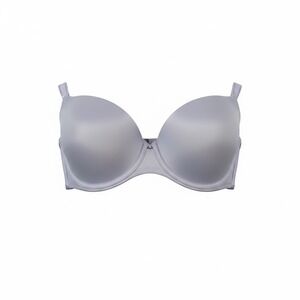 Wacoal 34DDD Underwire Bra Lavender Purple Molded Cup Floral Mesh Lingerie